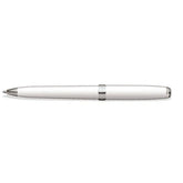 Sheaffer 9805 Prelude Mini Ballpoint Pen White With Chrome Plated Trim